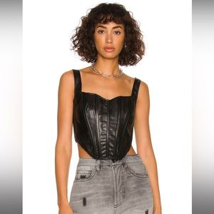 BARDOT Women's Black Corset Top